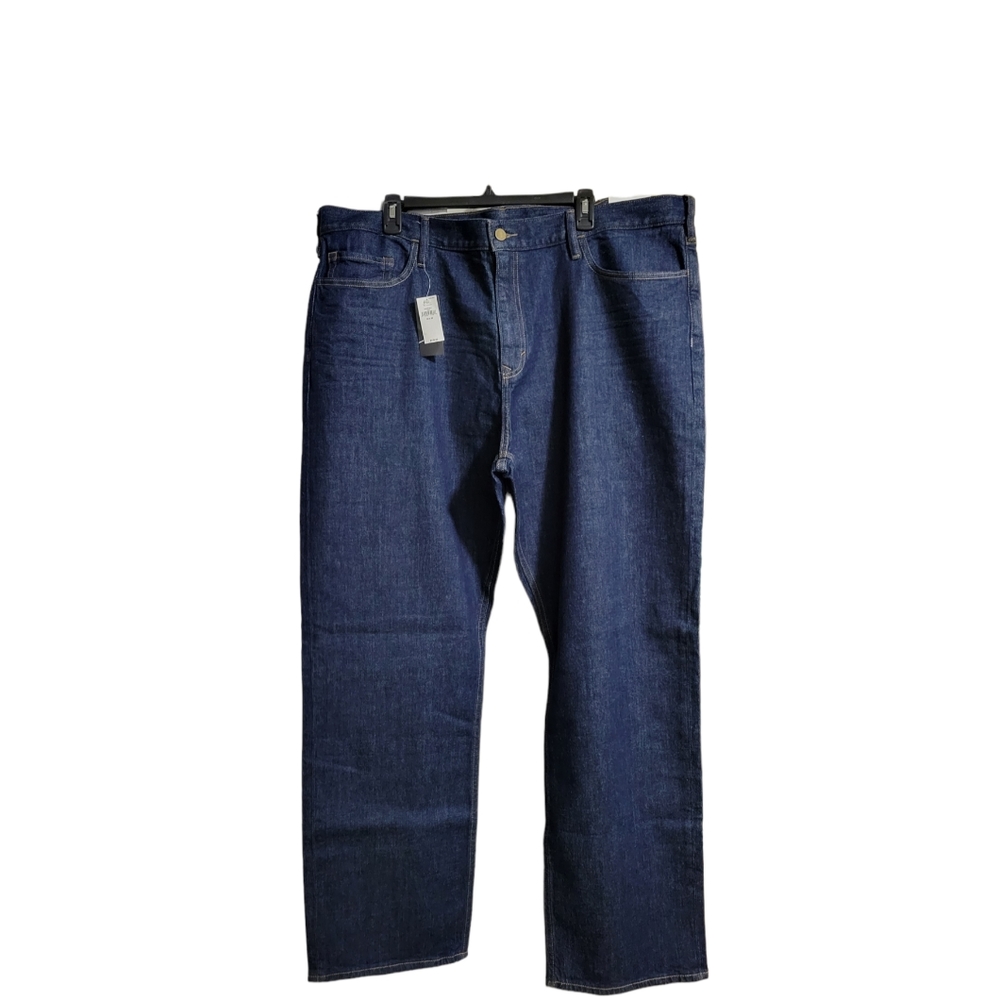 Banana Republic Men's Straight Fit  Mid Rise Jeans 42x34 Raise Dark Wash